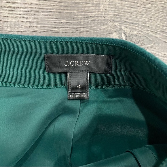 SOLD - J. Crew | Skirt Green Wool Blend Skirt- size 4 - Picture 3 of 6
